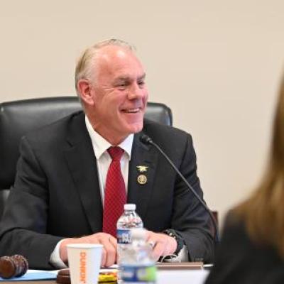Interior Hearing Rep. Zinke