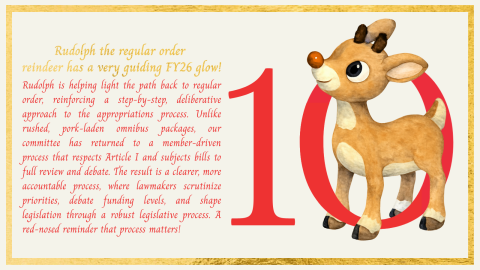 Rudolph the Regular Order Reindeer