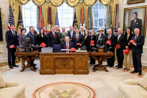 President Trump with Members of Congress