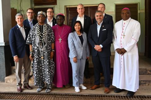 Bishop Wilfred Anagbe, Bishop Isaac Dugu, and His Royal Highness James Ayatse