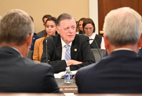 Cole at MilCon Subcommittee Markup