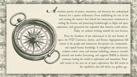Commerce, Justice, Science