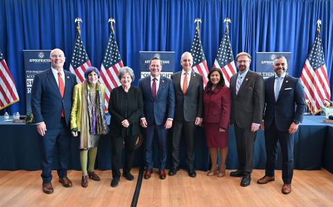 Appropriators with Ambassador Waltz