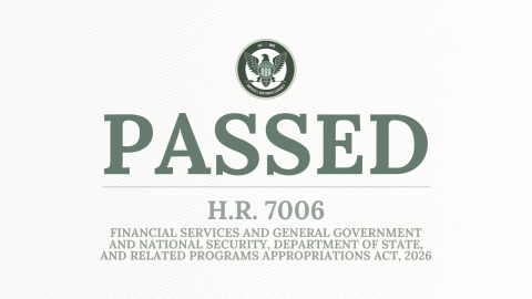Passed: HR 7006