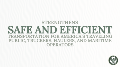 THUD Strengthens Safe and Efficient Transportation