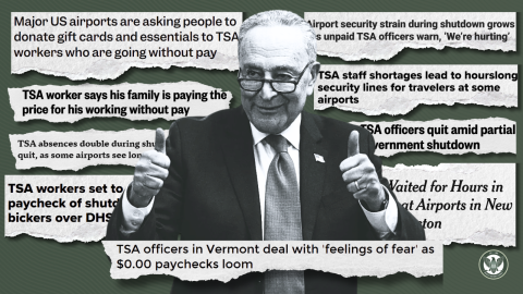 Minority Leader Schumer