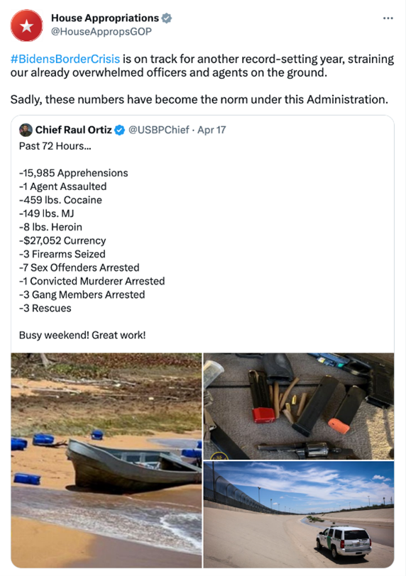 04212023 Border Crisis Tweet 