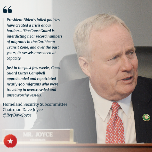 04212023 Joyce Quote Graphic    Coast Guard Budget Hearing 